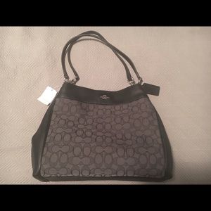 NWT Black Coach Purse